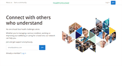 Desktop Screenshot of healthunlocked.com